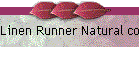 Linen Runner Natural color